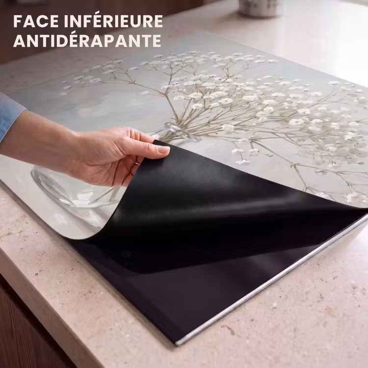 Protection plaque induction - Vase - Plasterwort - Blanc — 7