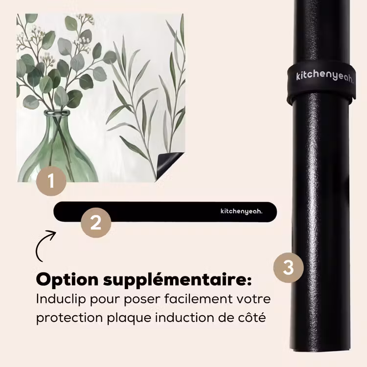 Protection plaque induction - Vases - Feuilles - Vert — 8