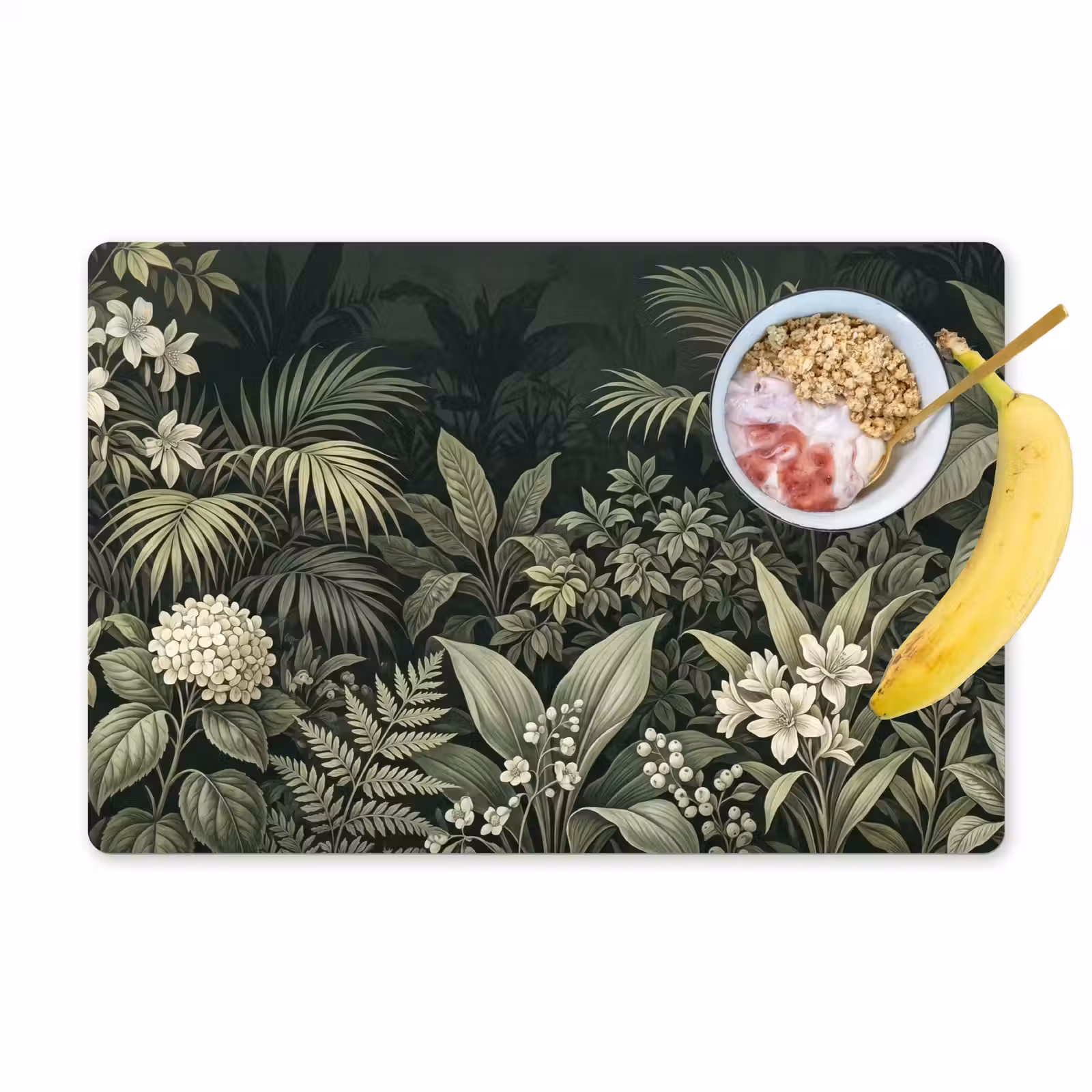 Set de table – 6 pièces - Jungle - Feuilles - Botanique - Vert — 1