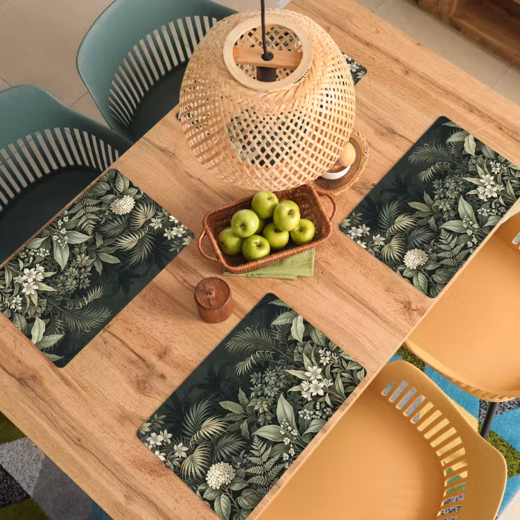 Set de table – 6 pièces - Jungle - Feuilles - Botanique - Vert — 3