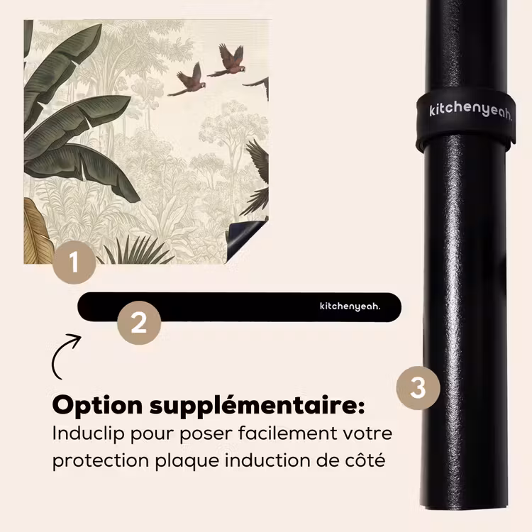 Protection plaque induction - Perroquets - Jungle - Tropical - Vert — 8