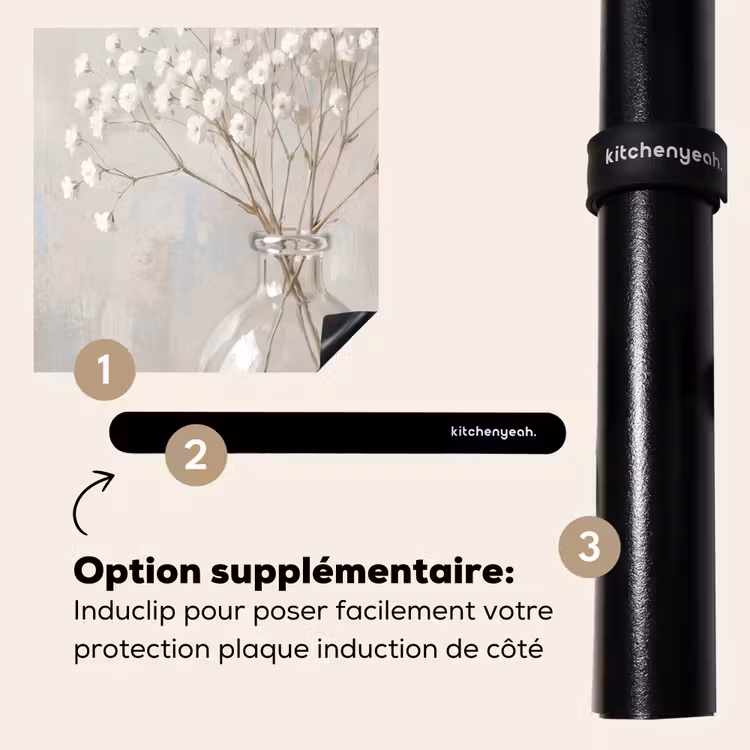 Protection plaque induction - Plasterwort - Vase - Blanc — 8
