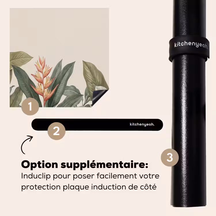 Protection plaque induction - Tropical - Plantes - Moderne - Vert — 8