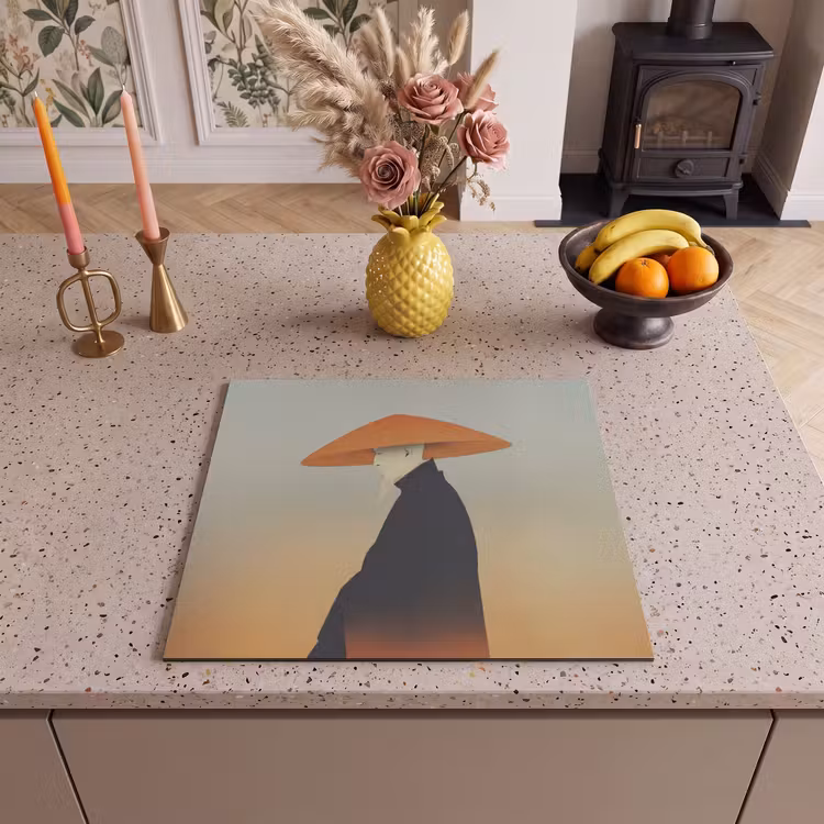 Protection plaque induction - Minimaliste - Silhouette - Orange — 3