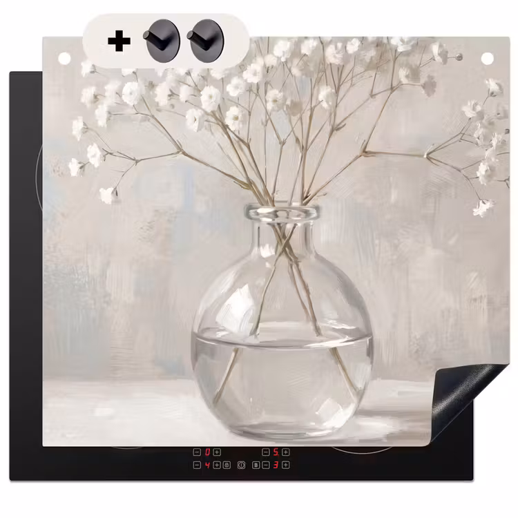 Protection à induction avec crochets - Plasterwort - Vase - Blanc — 3