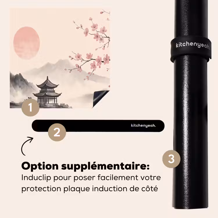 Protection plaque induction - Soleil - Japonais - Traditionnel — 8