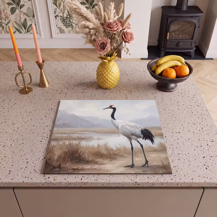Protection plaque induction - Grue - Nature - Réaliste — 3