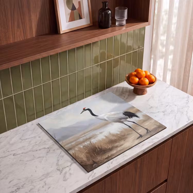 Protection plaque induction - Grue - Nature - Réaliste — 4