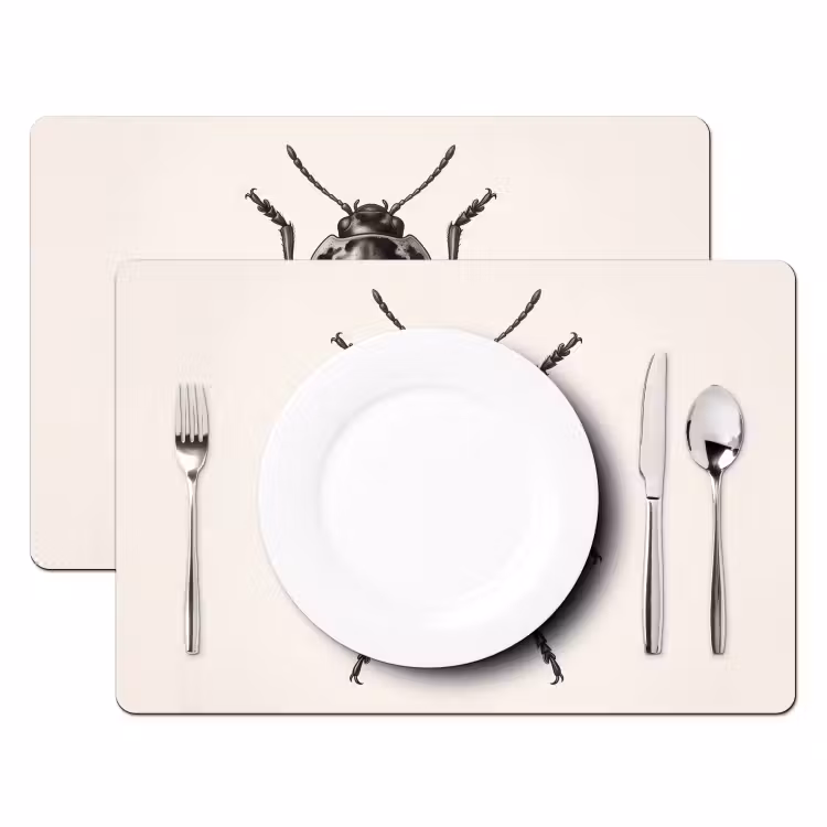 Set de table – 6 pièces - Coccinelle - Insecte - Vintage — 2