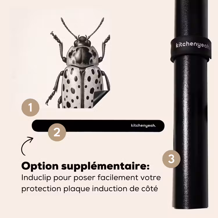 Protection plaque induction - Coccinelle - Insecte - Vintage — 8