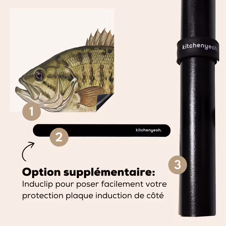 Protection plaque induction - Poisson - Nature - Vintage — 8