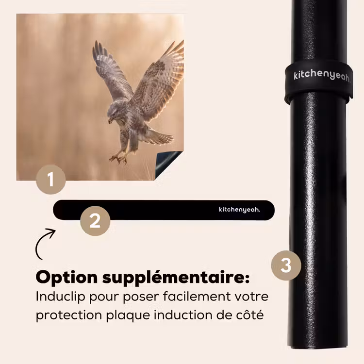 Protection plaque induction - Buse - Rapace - Nature - Marron — 8