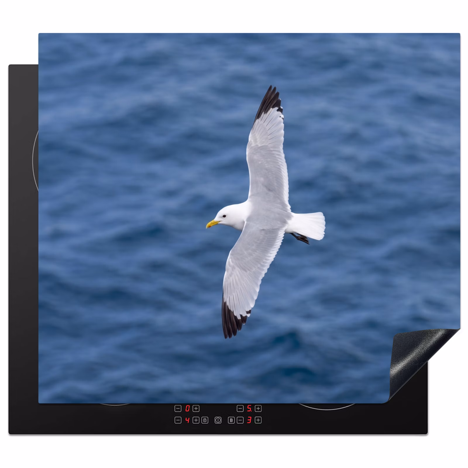 Protection plaque induction - Mouette - Océan - Bleu — 1