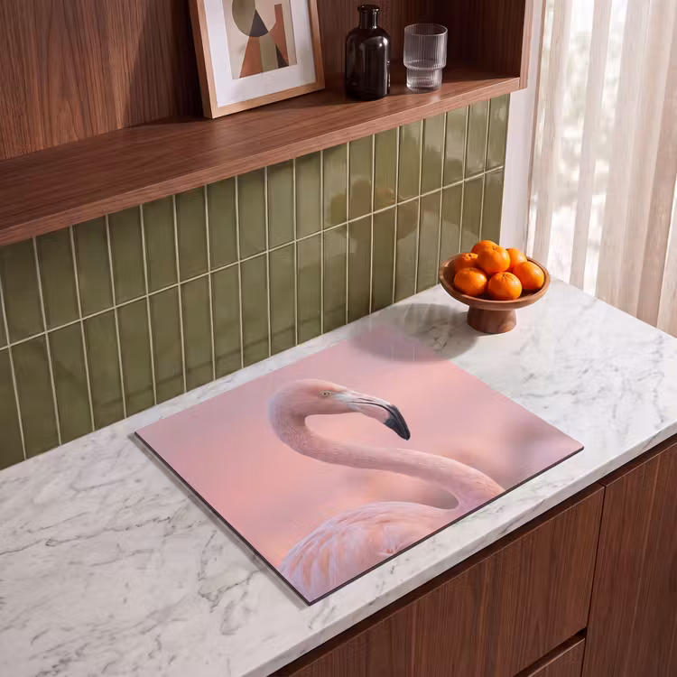 Protection plaque induction - Flamant - Portrait - Rose — 4