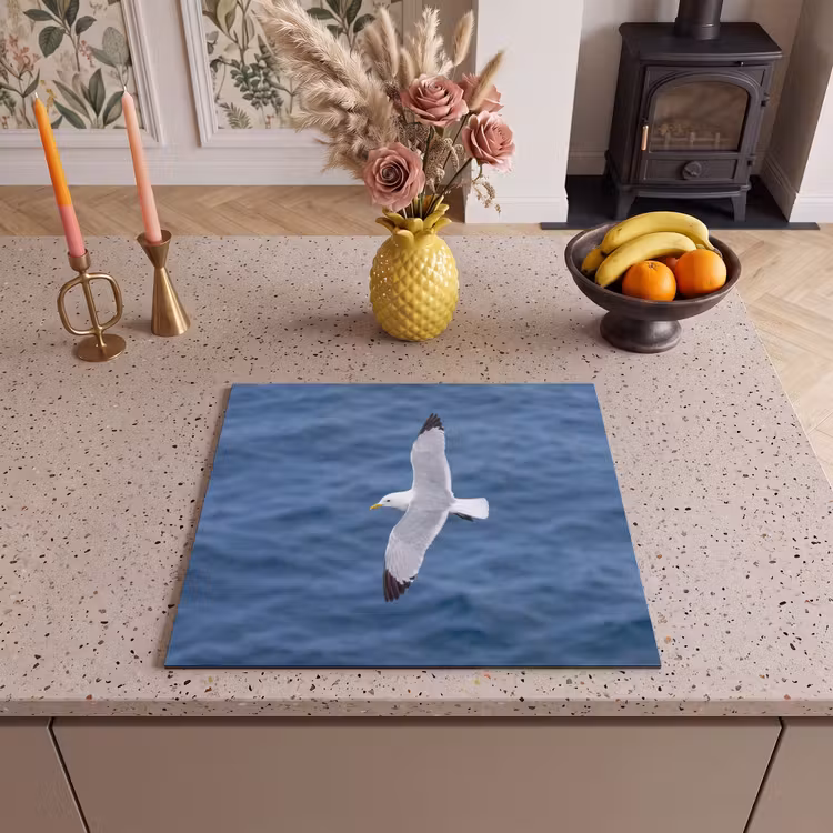 Protection plaque induction - Mouette - Océan - Bleu — 3