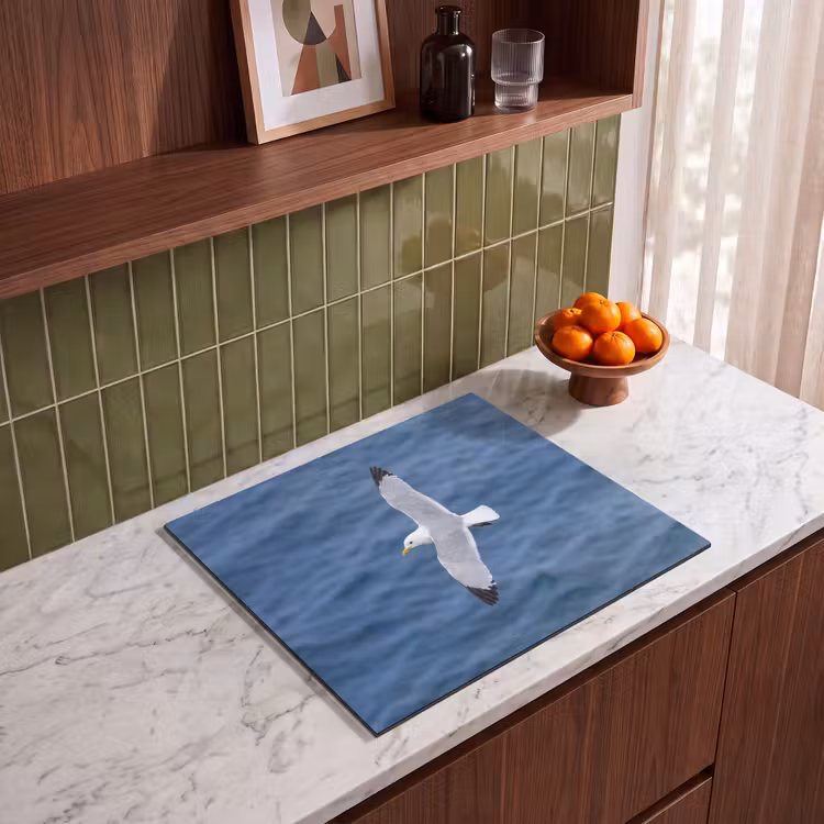 Protection plaque induction - Mouette - Océan - Bleu — 4