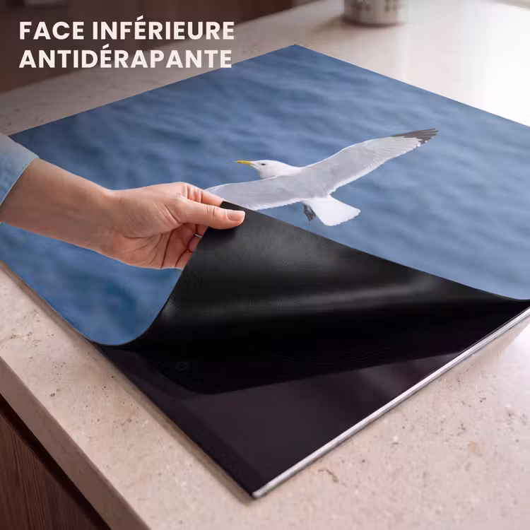 Protection plaque induction - Mouette - Océan - Bleu — 7