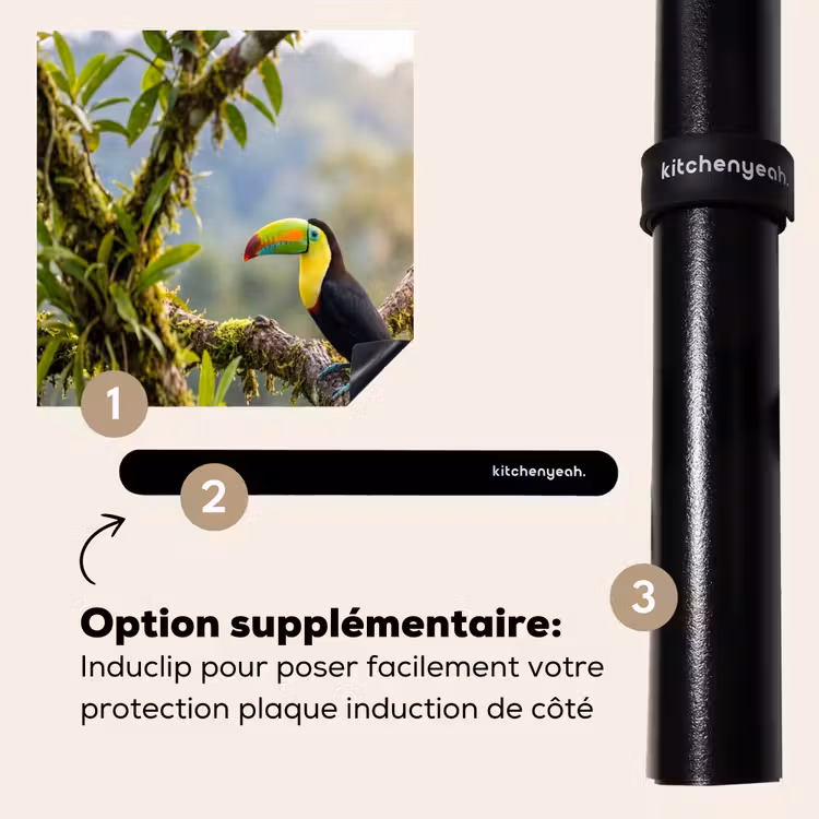 Protection plaque induction - Toucan - Jungle - Nature - Coloré — 8