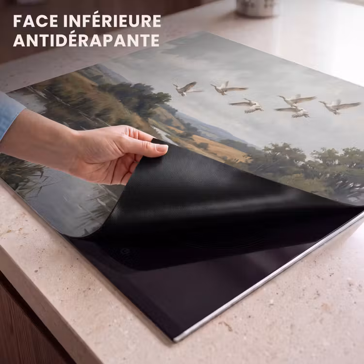 Protection plaque induction - Canards - Rivière - Paysage - Vol - Nostalgique — 7
