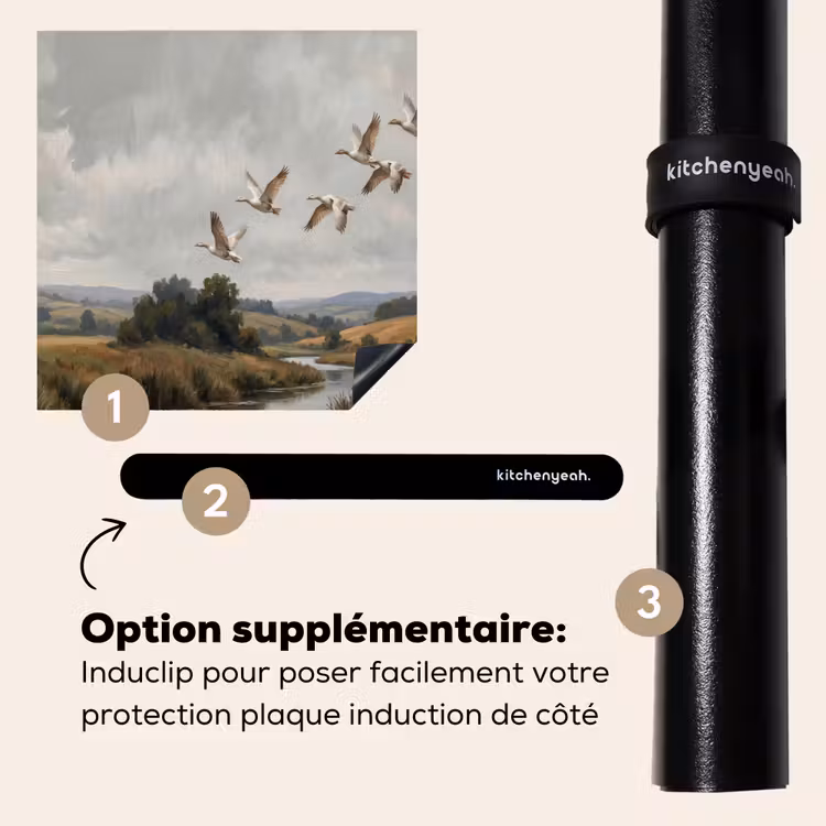 Protection plaque induction - Canards - Rivière - Paysage - Vol - Nostalgique — 8