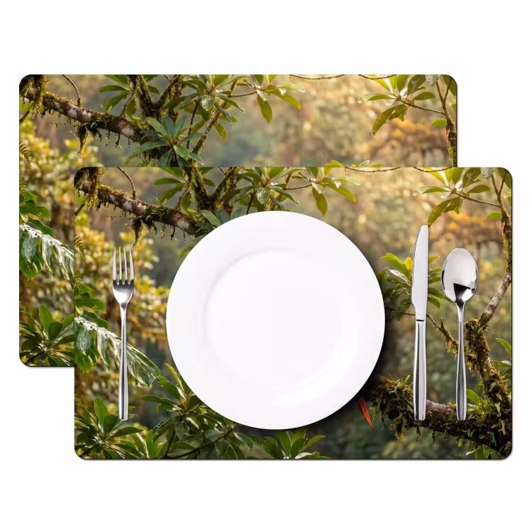 Set de table – 6 pièces - Ara - Jungle - Rouge — 2