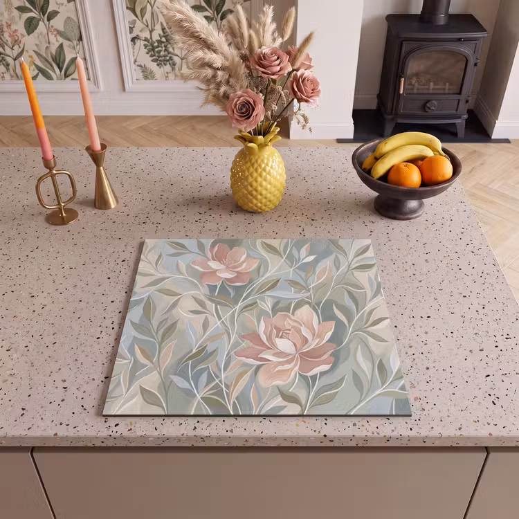 Protection plaque induction - Elégant - Romantique - Rose — 3