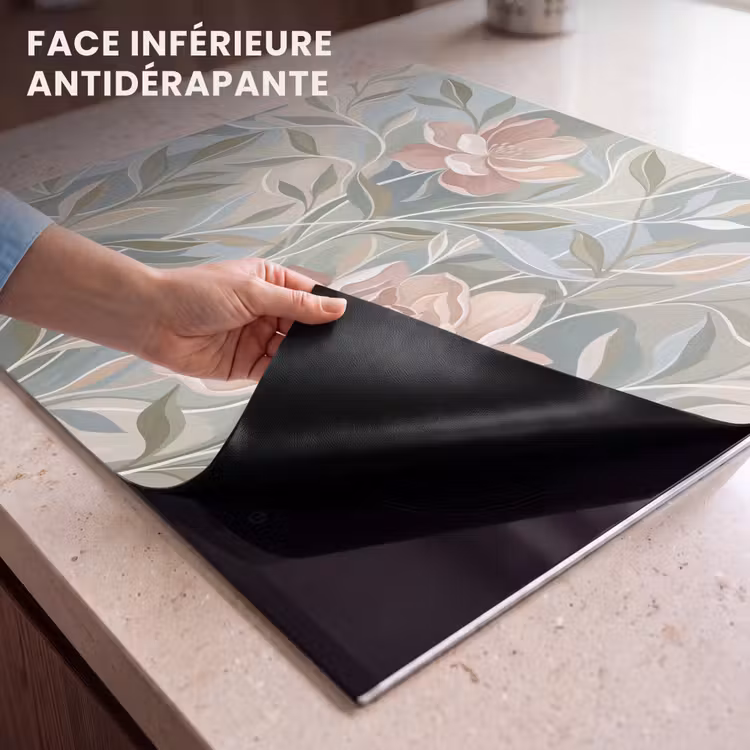 Protection plaque induction - Elégant - Romantique - Rose — 7