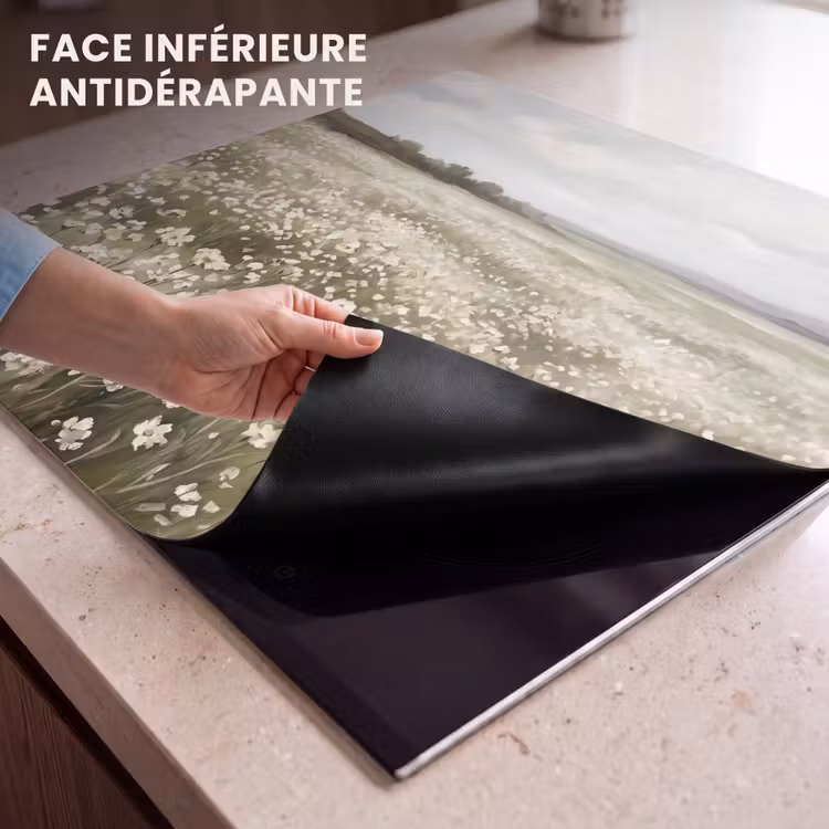 Protection plaque induction - Illustration - Paysage - Blanc — 7