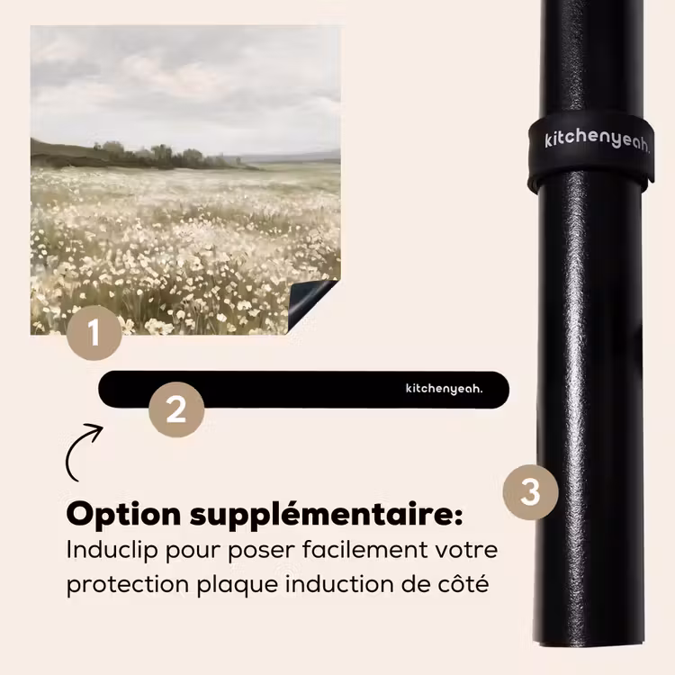 Protection plaque induction - Illustration - Paysage - Blanc — 8
