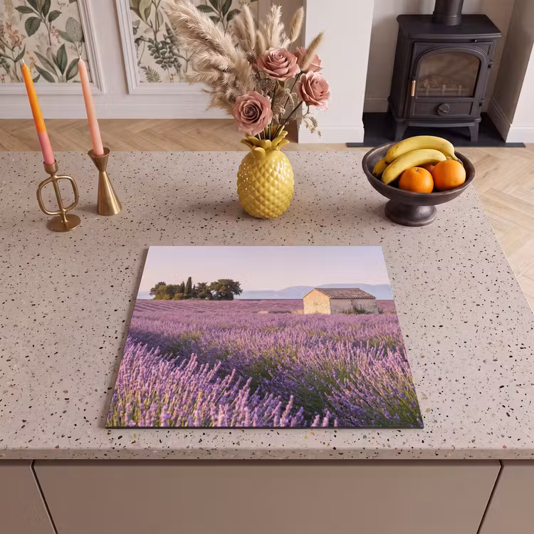 Protection plaque induction - Lavande - Paysage - Serein - Violet — 3