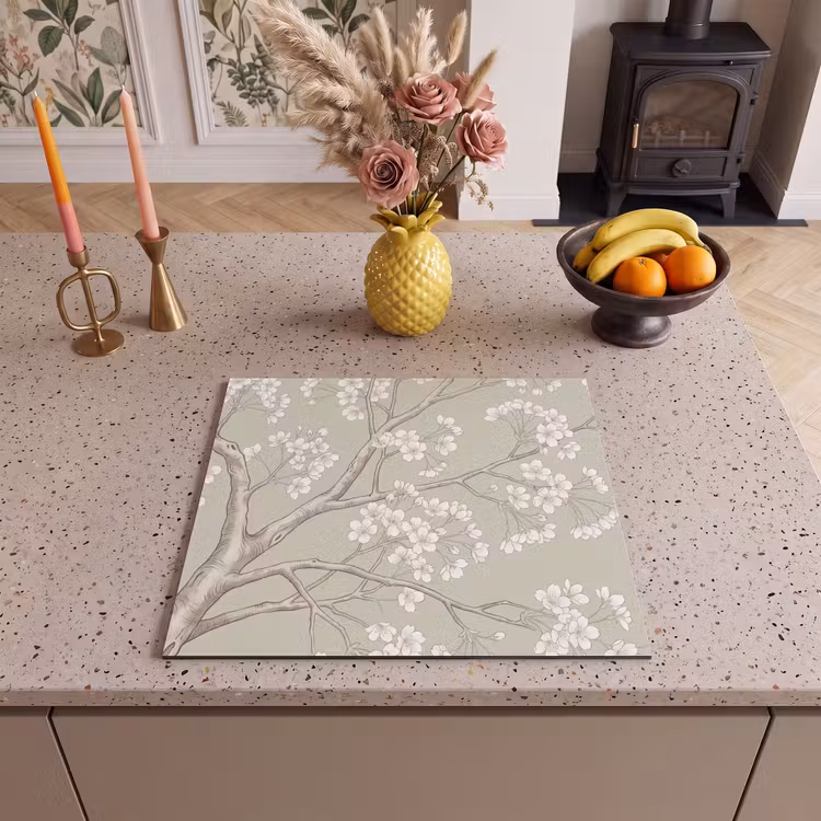 Protection plaque induction - Serene - Blossom - Blanc — 3