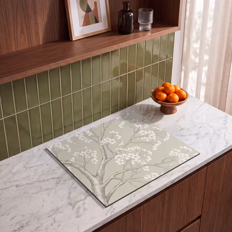 Protection plaque induction - Serene - Blossom - Blanc — 4
