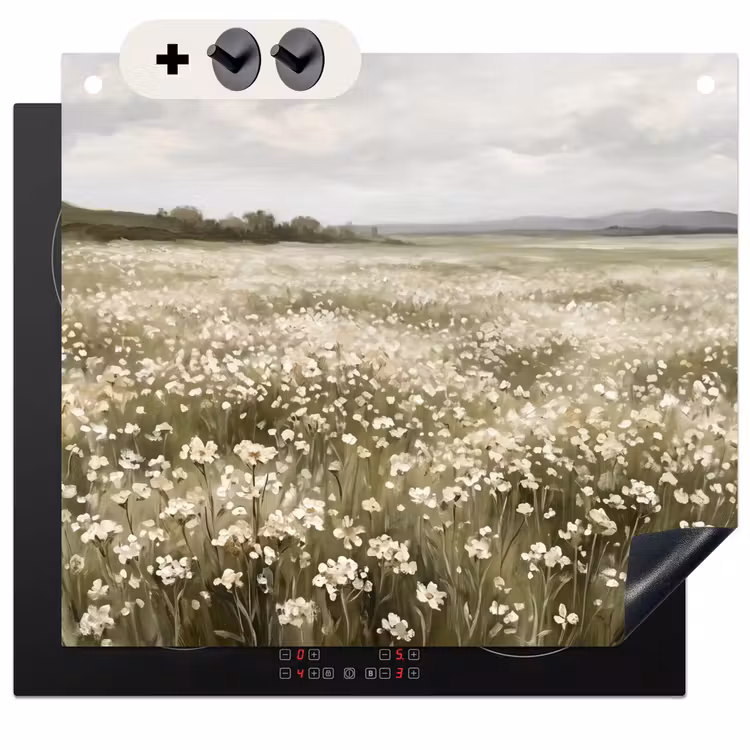 Protection à induction avec crochets - Illustration - Paysage - Blanc — 3