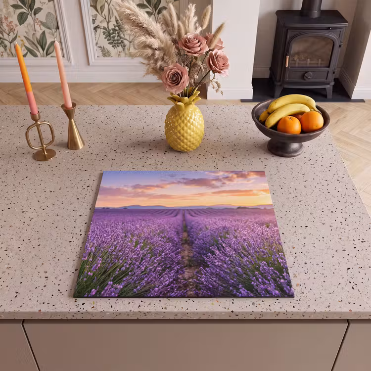 Protection plaque induction - Lavande - Champ - Nature - Violet — 3