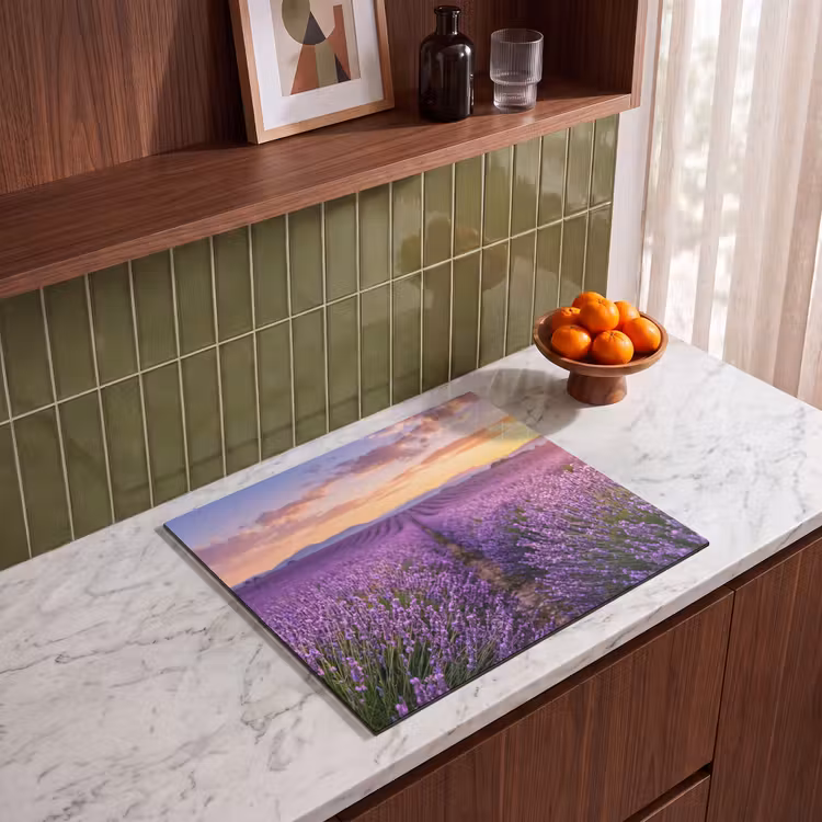 Protection plaque induction - Lavande - Champ - Nature - Violet — 4