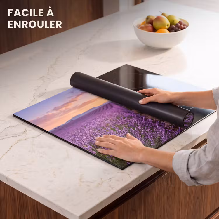 Protection plaque induction - Lavande - Champ - Nature - Violet — 6