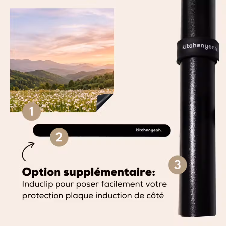 Protection plaque induction - Marguerite - Champ - Collines - Vert — 8