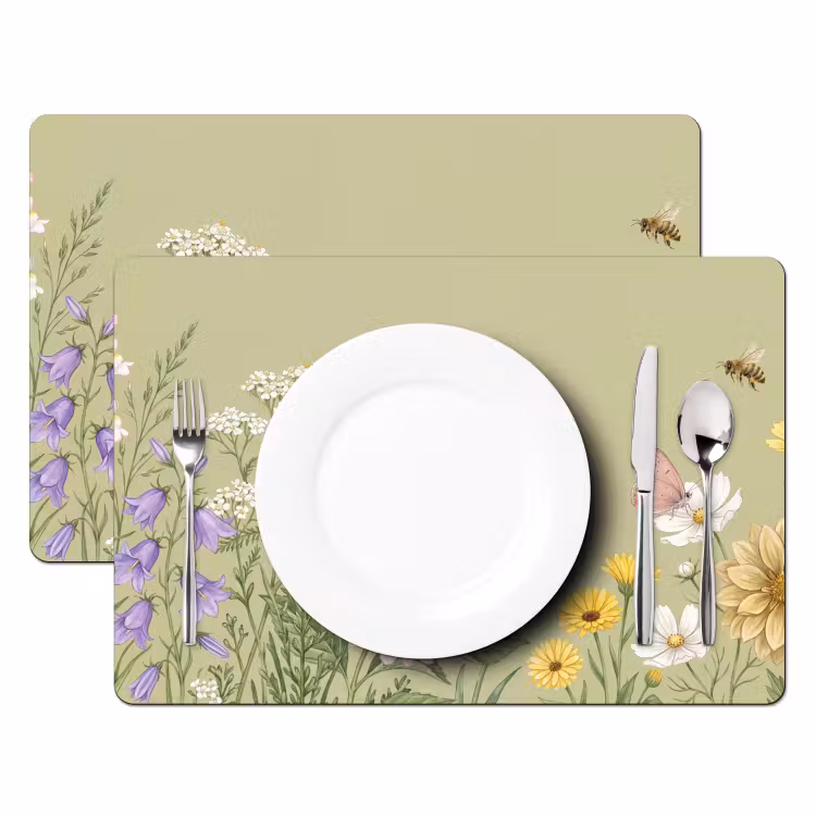 Set de table – 6 pièces - Botanique - Floral - Coloré — 2