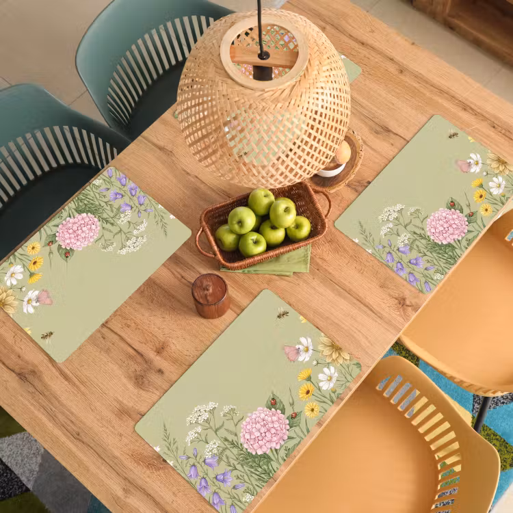 Set de table – 6 pièces - Botanique - Floral - Coloré — 3