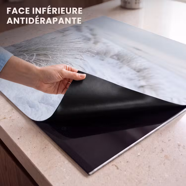 Protection plaque induction - Dunes - Neige - Plage - Hiver - Serein — 7