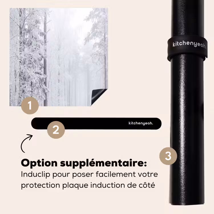 Protection plaque induction - Forêt - Neige - Chemin - Hiver - Silence — 8