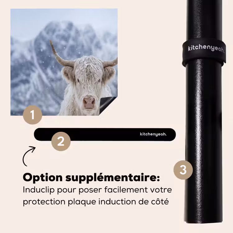 Protection plaque induction - Highlander écossais - Neige - Montagnes - Hiver — 8