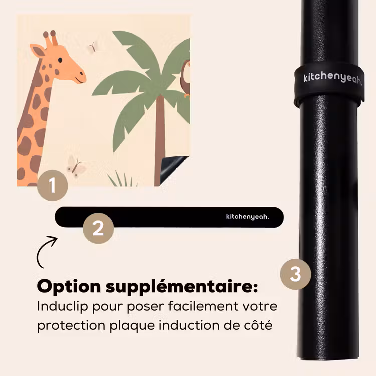 Protection plaque induction - Animaux - Tropical - Safari - Coloré — 8