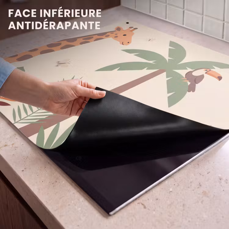 Protection à induction avec crochets - Animaux - Tropical - Safari - Coloré — 4