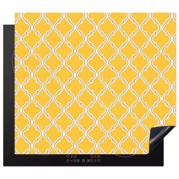 Protection plaque induction - Lanterne - Arabesque - Élégante - Jaune — 1