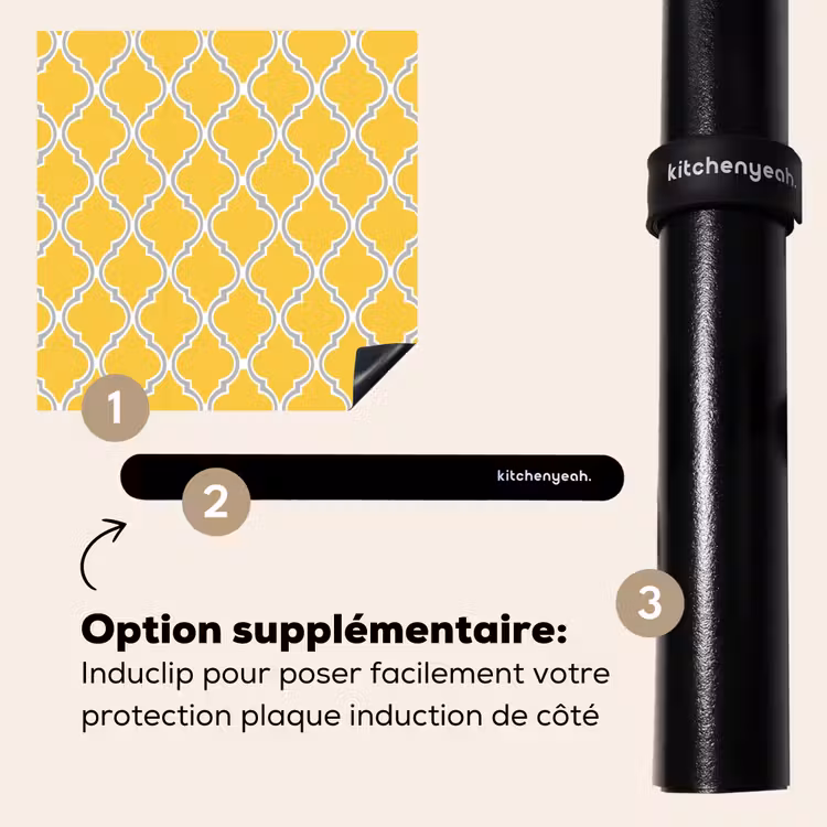 Protection plaque induction - Lanterne - Arabesque - Élégante - Jaune — 8