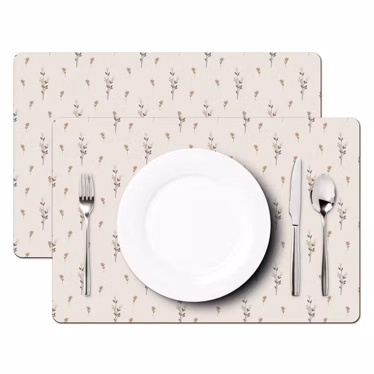 Sets de table - Élégantes rangées botaniques — 2