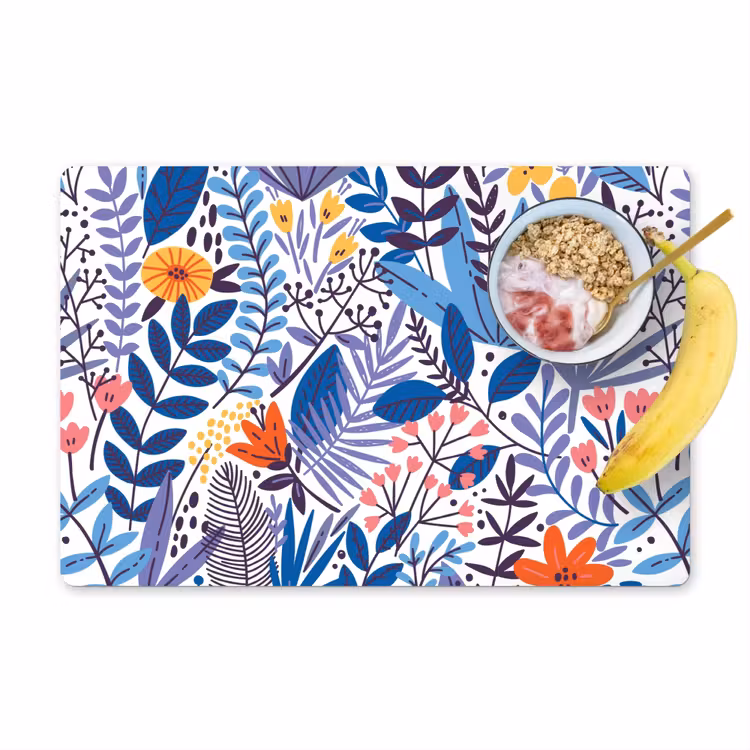 Sets de table en vinyle - Fleur d'hiver — 1