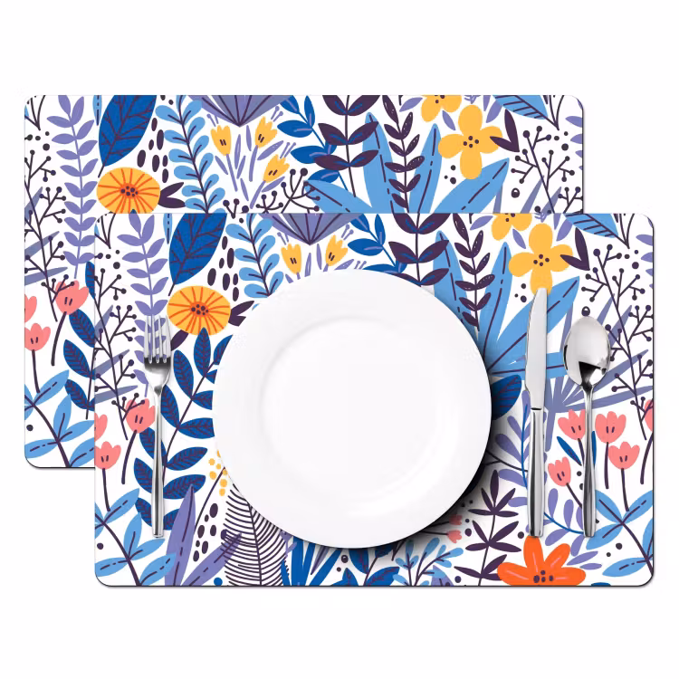 Sets de table en vinyle - Fleur d'hiver — 2
