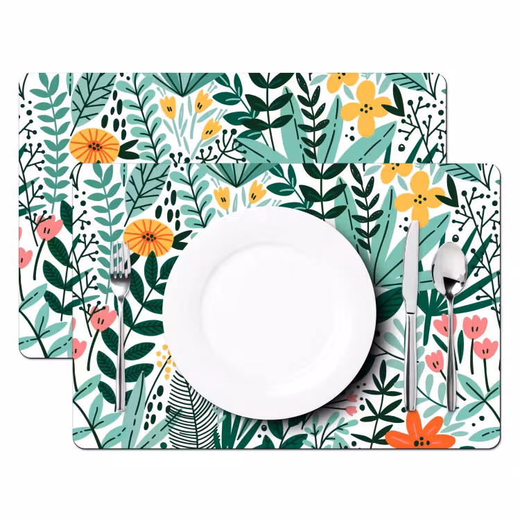 Sets de table en vinyle - Sérénade de printemps — 2